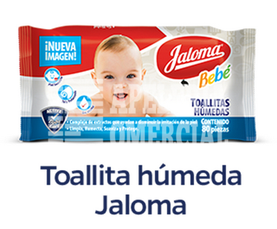 MERCERIA TOALLITAS HUMEDAS JALOMA C/80